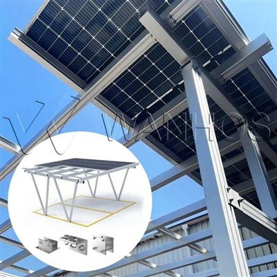 Carport con tetto a pannello solare