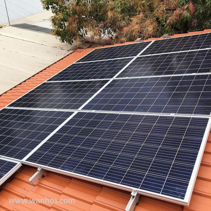 Photovoltaic Solar Panel Rooftop Installation Tin Bracket Solar Roof Solutions