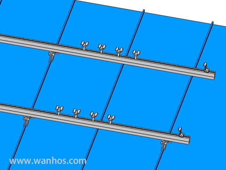 Photovoltaic Solar Panel Rooftop Installation Tin Bracket Solar Roof Solutions