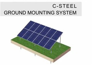 Sistema di montaggio a terra C-Steel di energia solare