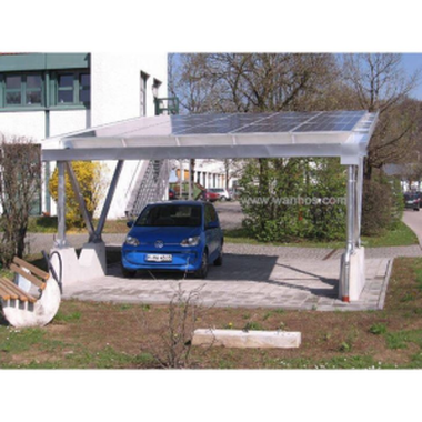 Design moderni Solar Panel Carport con installazione telaio in alluminio Solar Carparking Struttura di racking