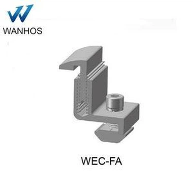 Solar PV Panel End Clamp Per Ferrovia