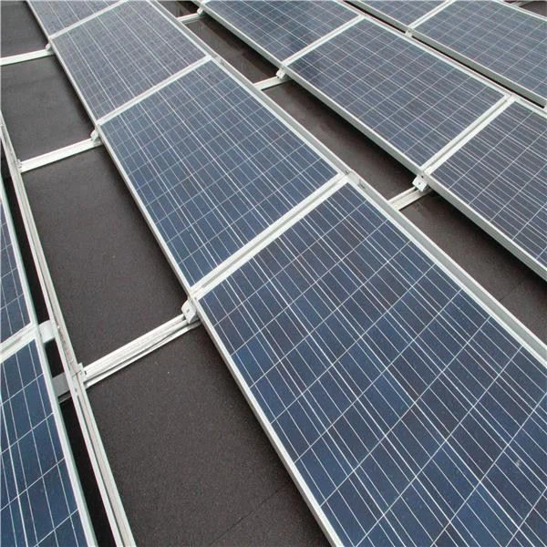 Flat Roof Ballasted Solar Racking Project Reference